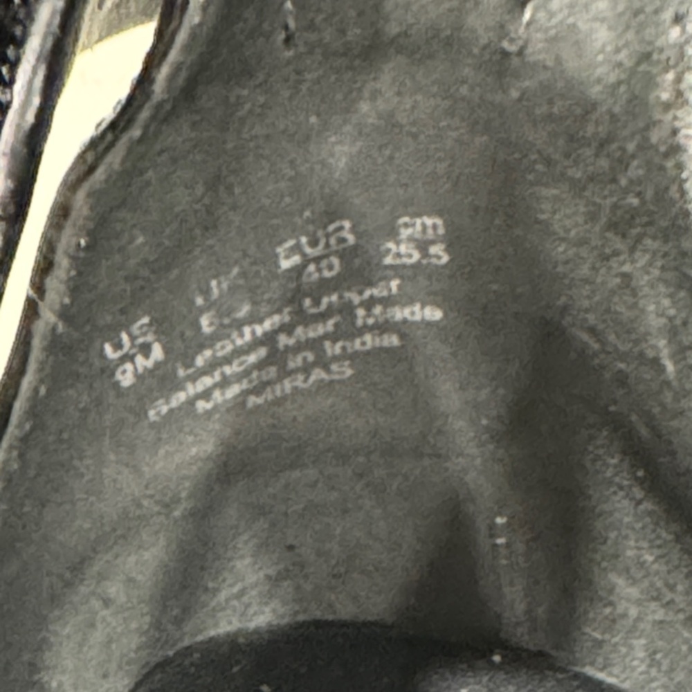 Franco Sarto Black Sandals - Picture 6 of 6